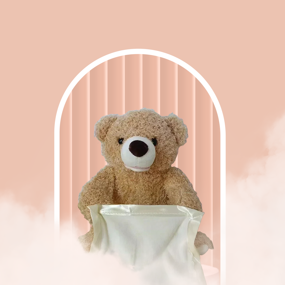 Soft Plush Talking Peekaboo Bear